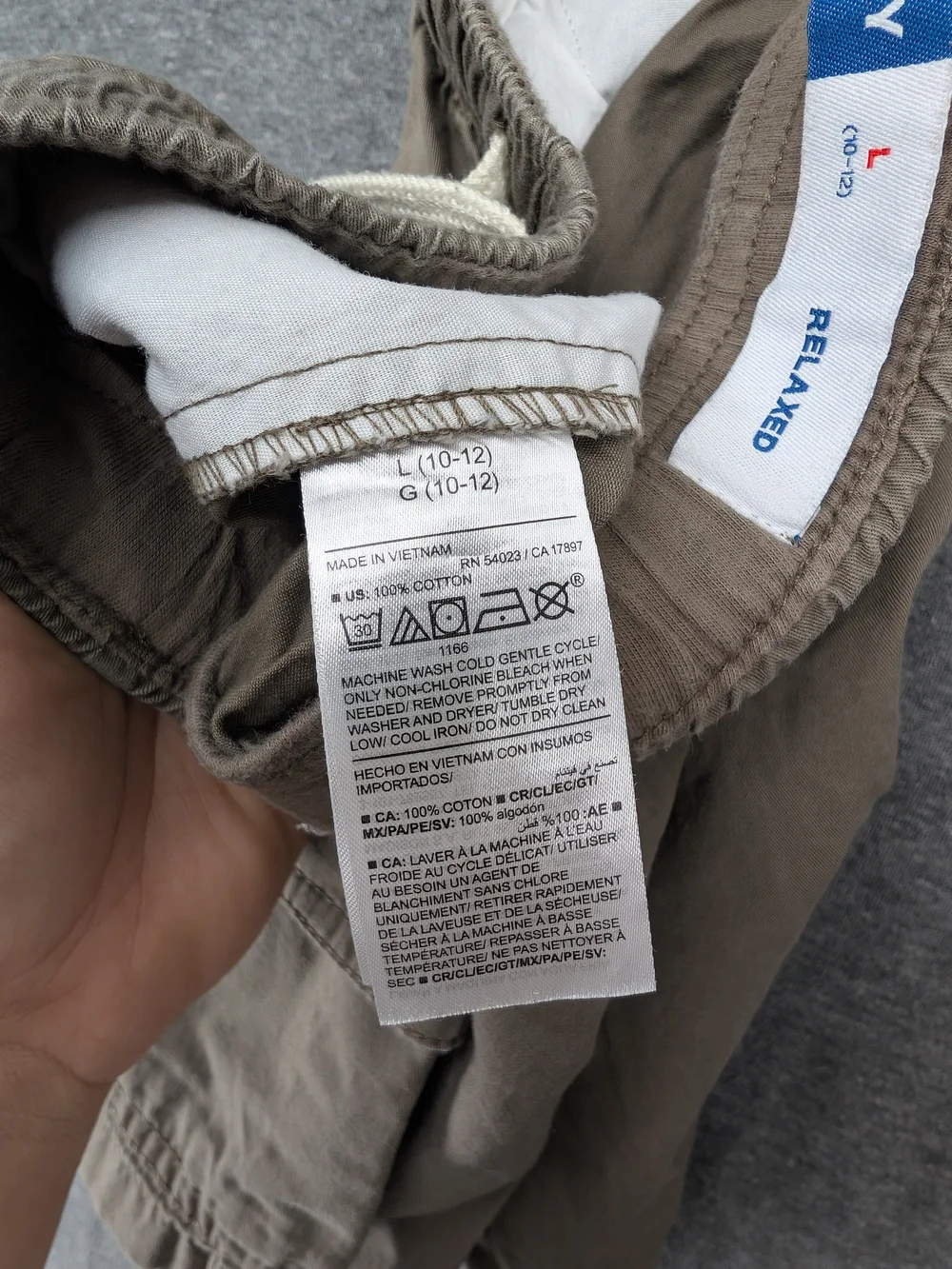 Old Navy lightweight taupe